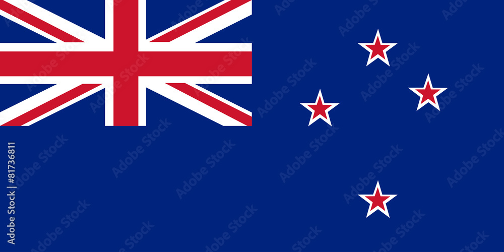 Fototapeta premium Flagge Neuseeland