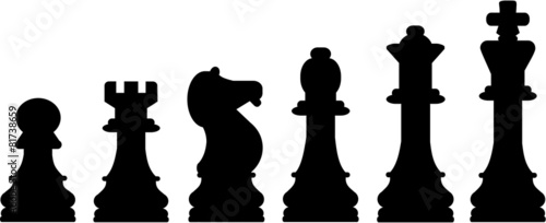 Chess Icons in a row