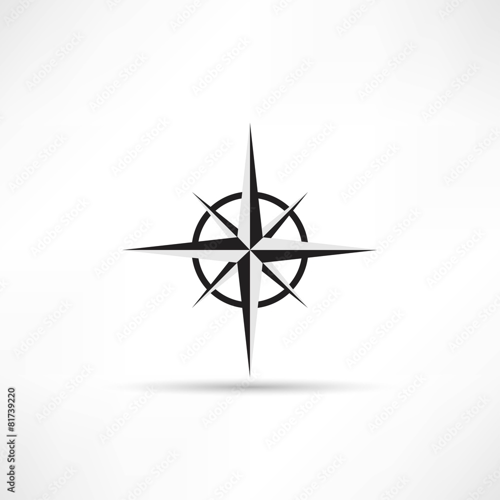 Naklejka premium Compass Icon
