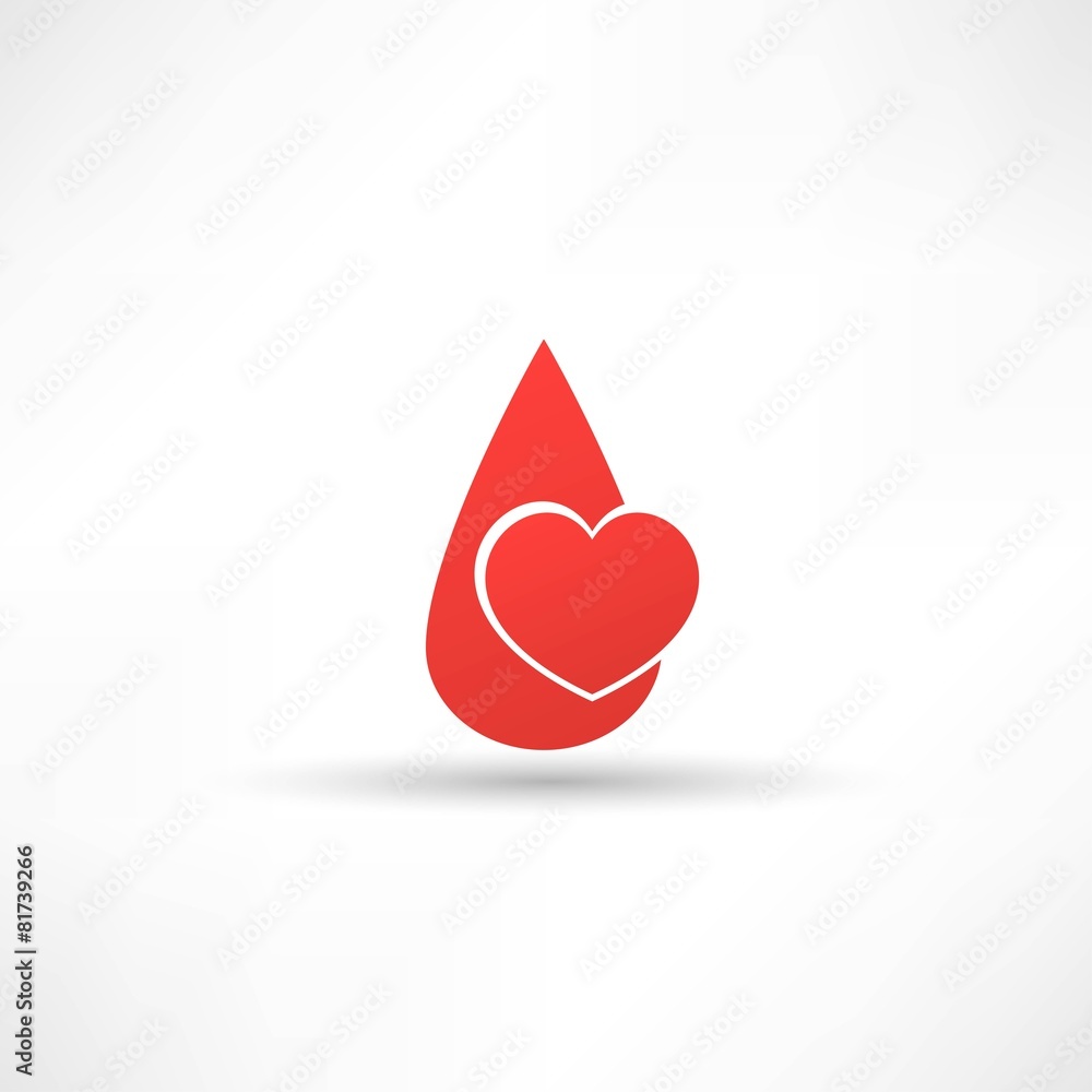 Donated blood icon Donated blood icon