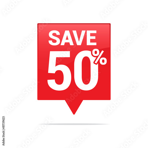Save 50% Tag