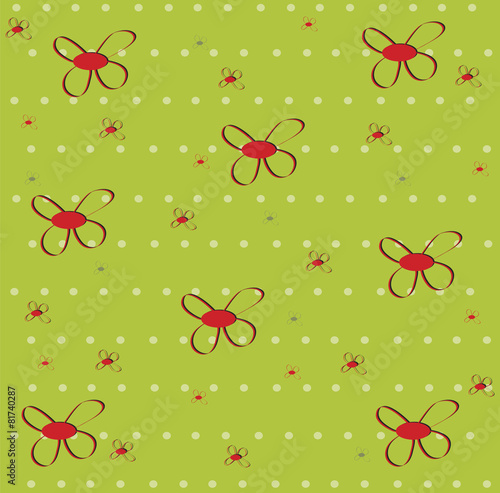 gift paper texture on green and red