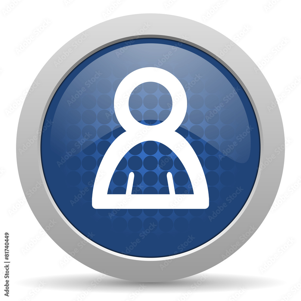 person blue glossy web icon person blue glossy web icon