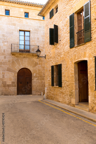 Fototapeta Naklejka Na Ścianę i Meble -  Alcudia Old Town in Majorca Mallorca Balearic