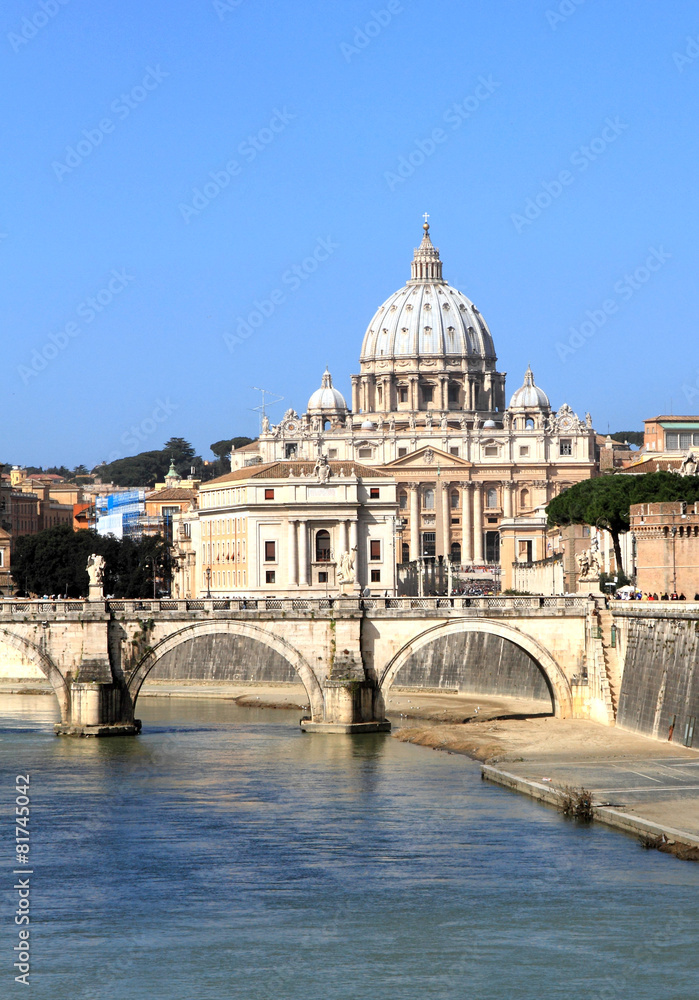 Vatican cityscape and river