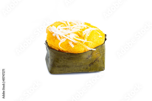Photos Toddy Palm Cake with coconut or  Palm Sugar pudding