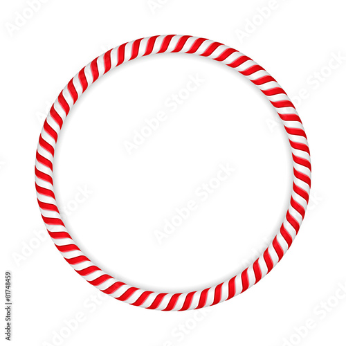 Candy Cane Circle