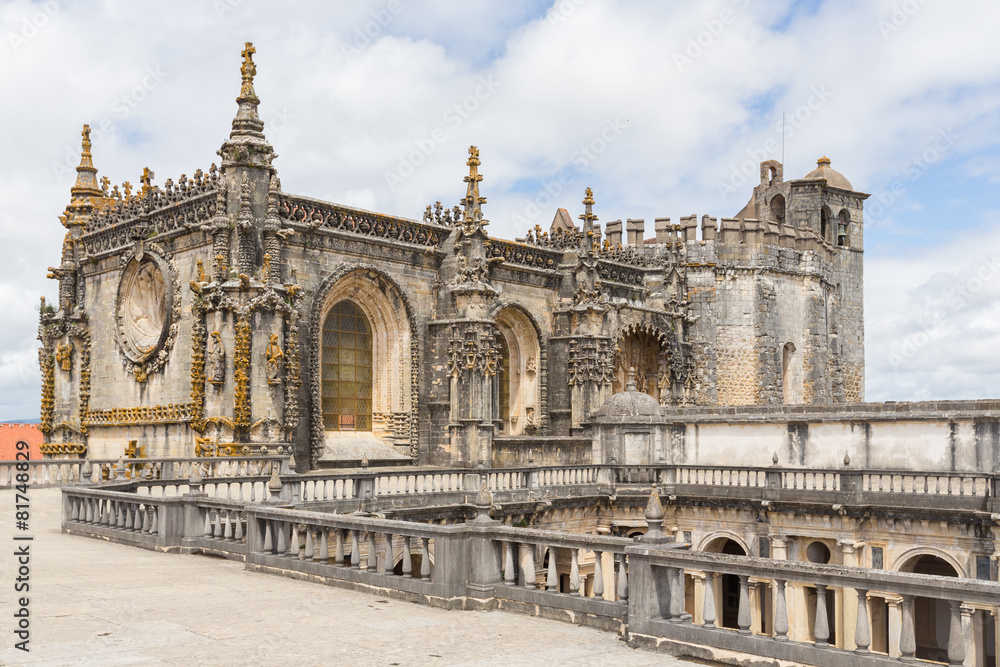 Knights of the Templar (Convents of Christ) castle detail, Tomar