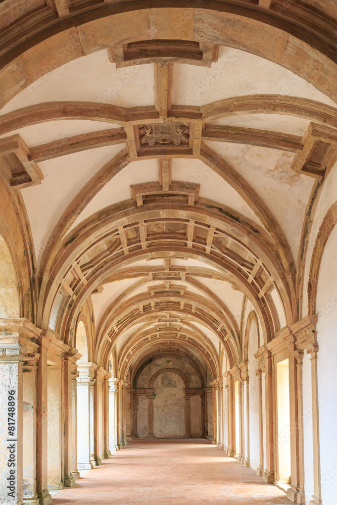 Detail of the cloister of the Christ Convent at Tomar