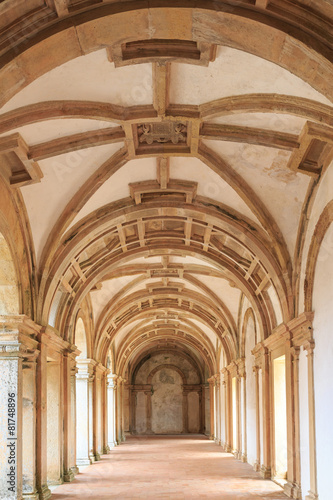 Detail of the cloister of the Christ Convent at Tomar