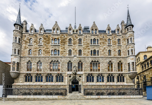 Botines Palace in Leon, Castilla y Leon