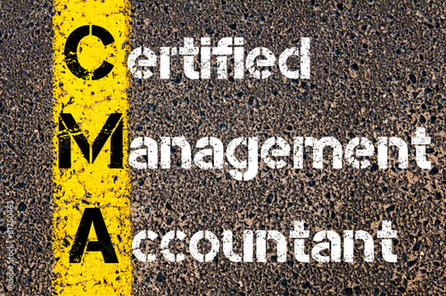 Business Acronym CMA – Certified Management Accountant photo