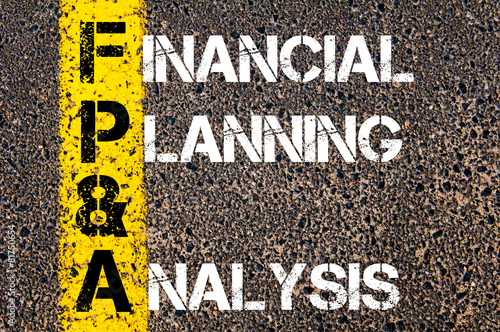 Business Acronym FP&A – Financial Planning & Analysis photo