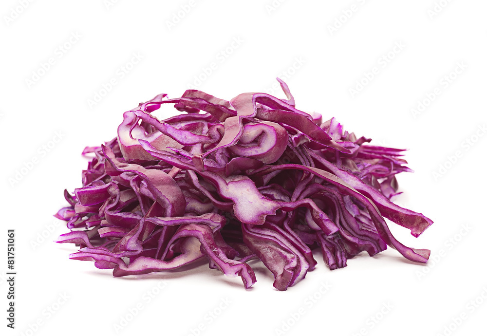 Red cabbage slice heap Red cabbage slice heap