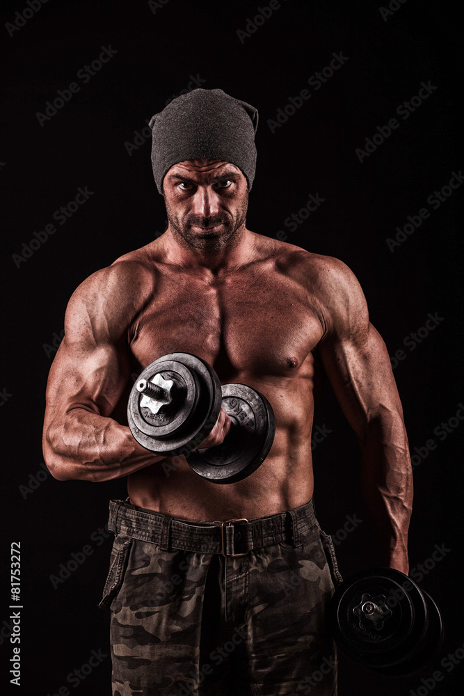 Army, military, strong man, weights, exercising, gym Army, military, strong man, weights, exercising, gym