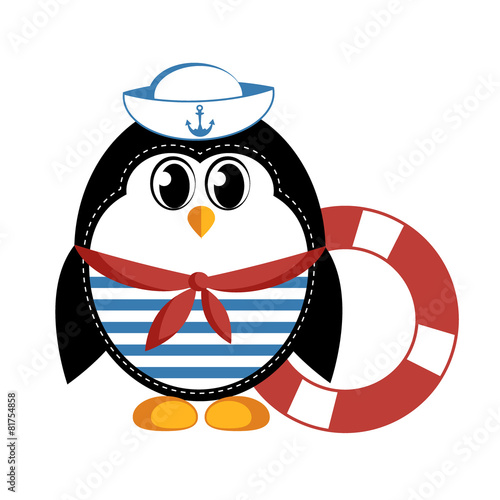 Cartoon penguin