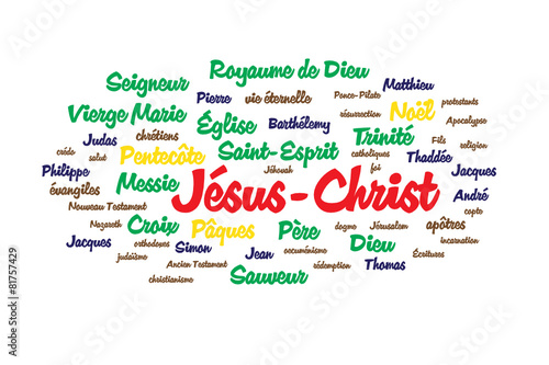 WEB ART DESIGN TAG CLOUD JESUS CHRIST DIEU RELIGION 350
