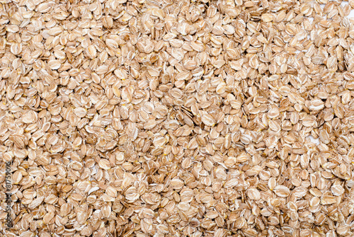 Barley flakes background