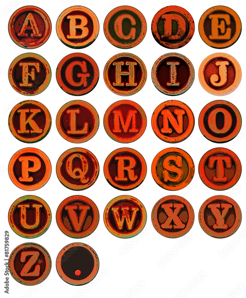 Fototapeta premium comics grunge font