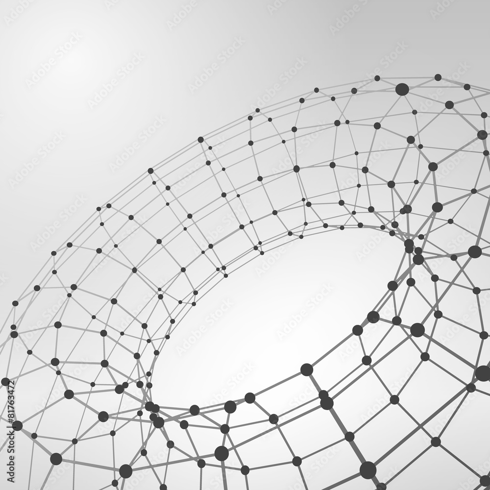 Naklejka premium Abstract vector polygonal geometry shape background. Eps10