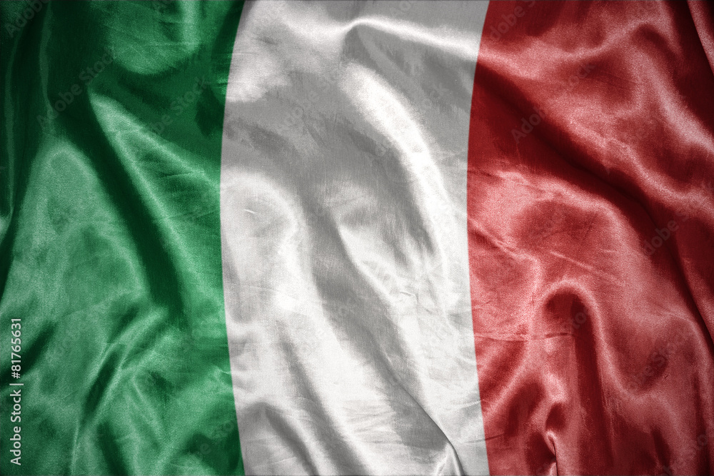 shining italian flag