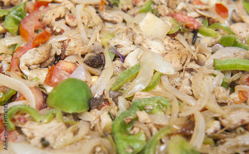 Photos Chicken shawarma at an oriental restaurant buffet