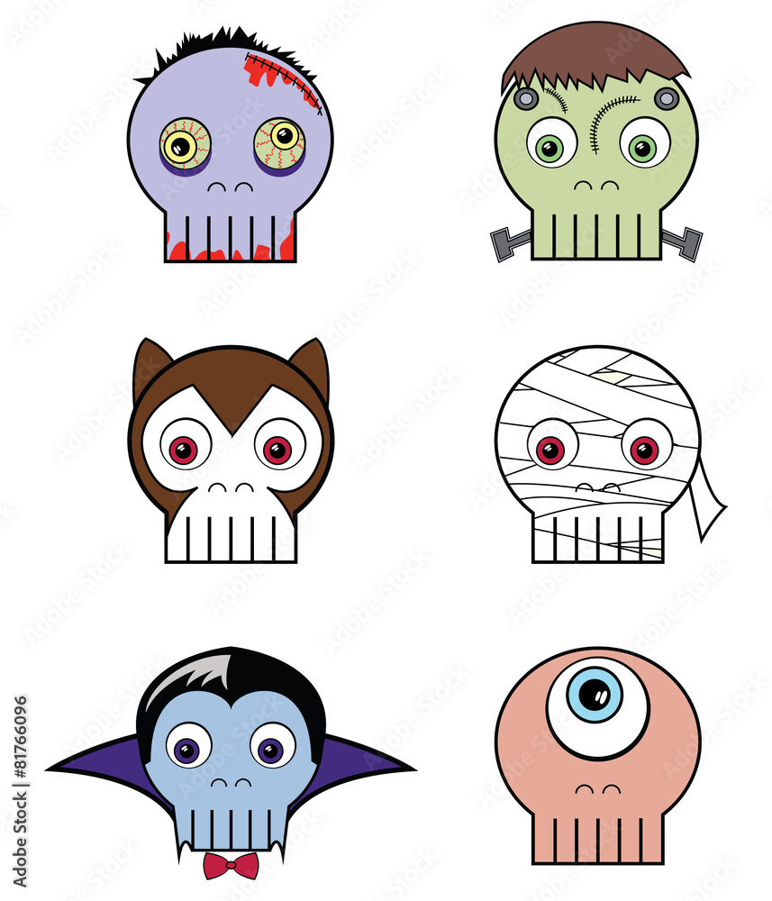 Monster skulls Monster skulls
