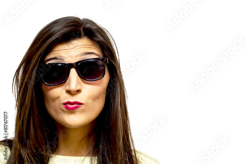 Beautiful Woman With Sunglasses