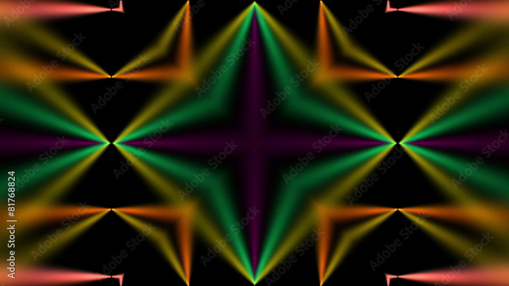 Multicolored spotlights kaleidoscope Multicolored spotlights kaleidoscope