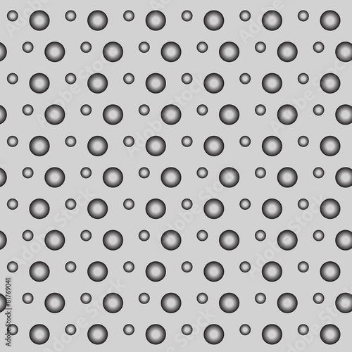 Gray background with circles