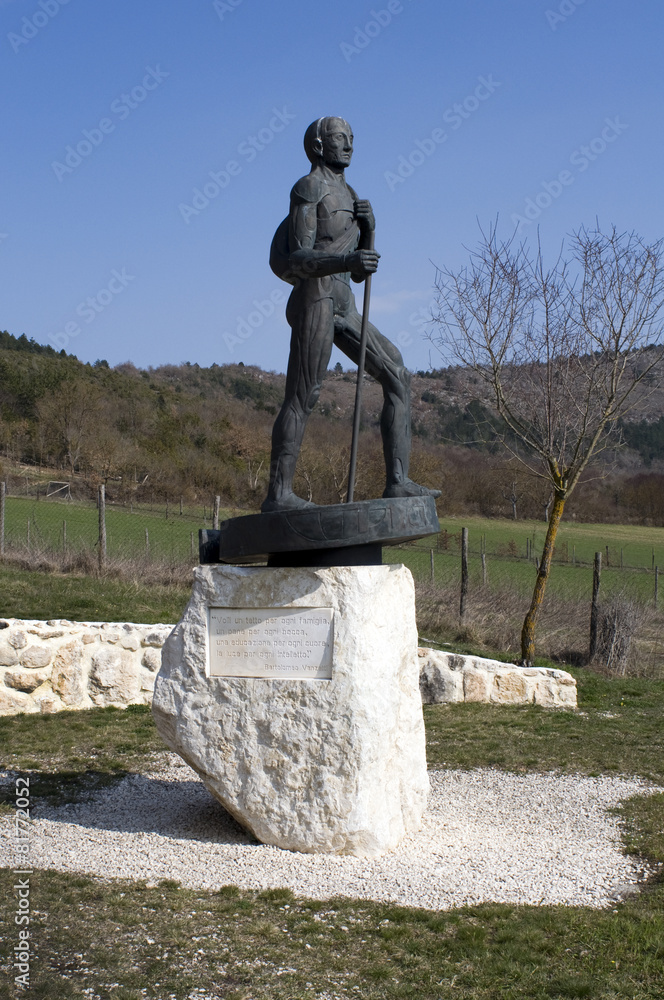 Statue of Bartolomeo Vanzetti