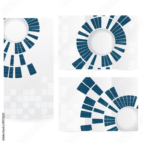 Abstract modern technology brochure background