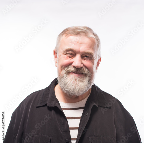 Old man with a beard