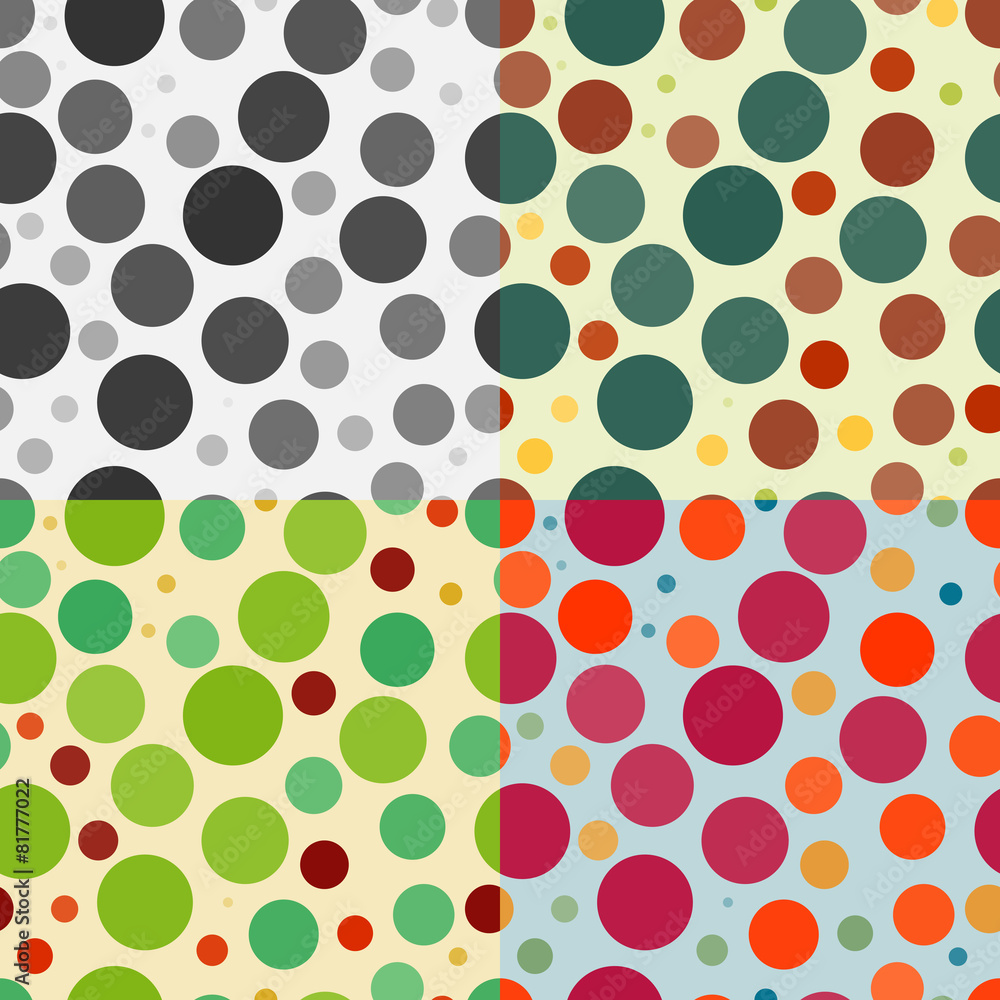Set color of seamless patterns Set color of seamless patterns