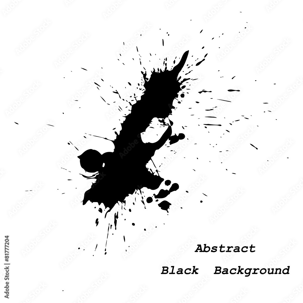 Big inky patch vector illustration abstract background Big inky patch vector illustration abstract background