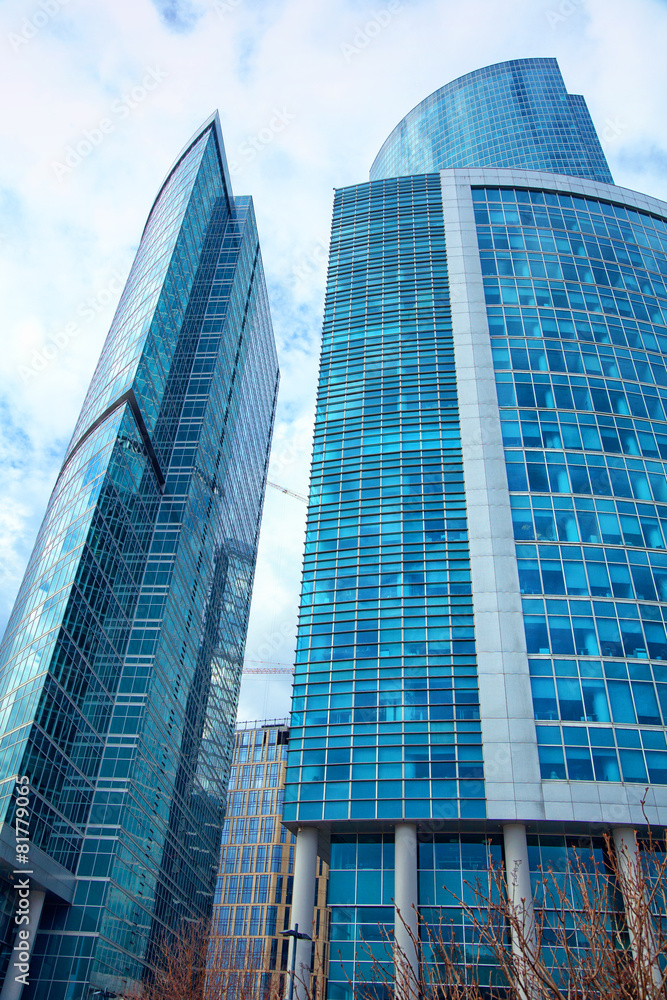 Fototapeta premium Modern skyscrapers in Moscow
