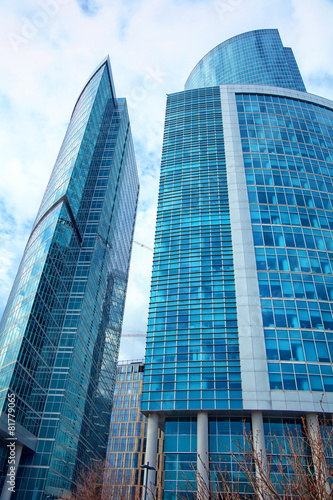 Modern skyscrapers in Moscow