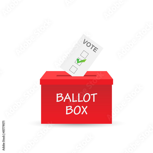 Ballot Box Illustration
