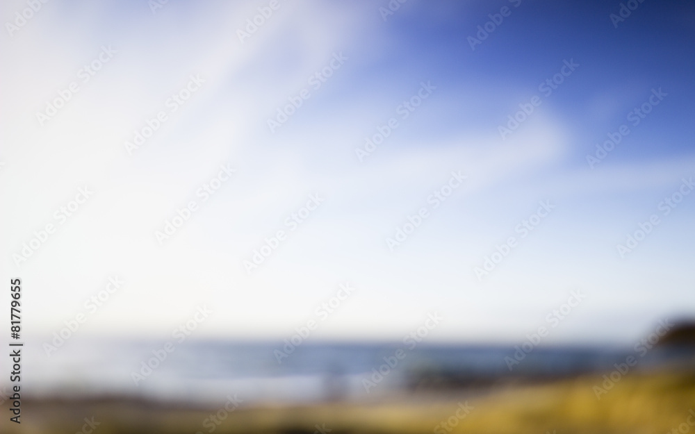 Fototapeta premium Strand unscharf