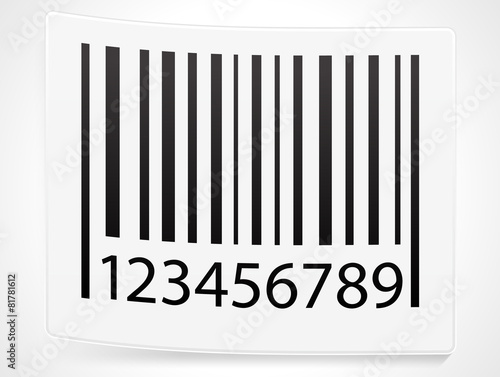 Peeling barcode sticker