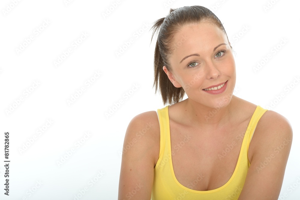 Relaxed Portrait of a Confident Young Woman Facing the Camera Relaxed Portrait of a Confident Young Woman Facing the Camera