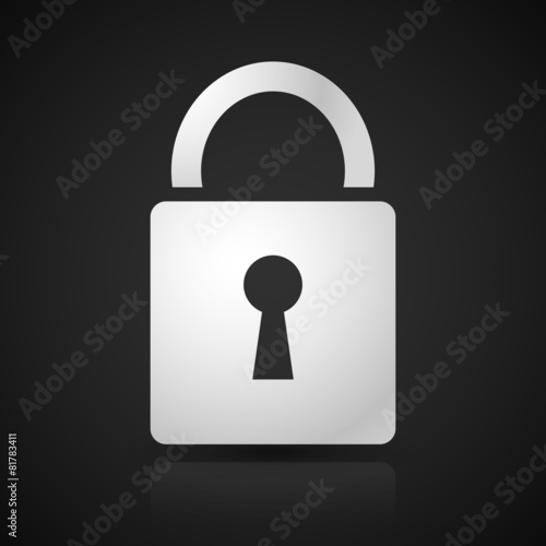 Padlock icon / background