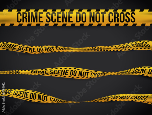 Yellow tape design.