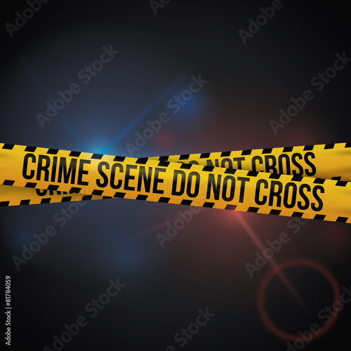 Yellow tape design.