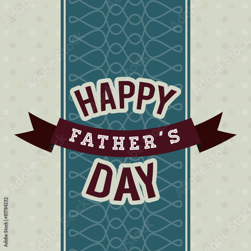 Happy fathers day design.