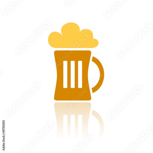 Icono cerveza COLOR reflejo