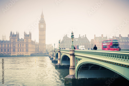 Big Ben and westminster bridge