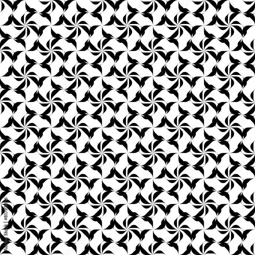 Black and white geometric seamless pattern twist stylish. Black and white geometric seamless pattern twist stylish.