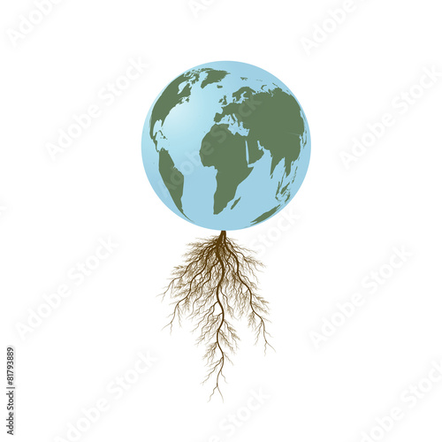 earth with roots