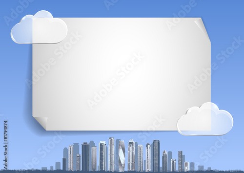 Page 2 of  5 with sky, city, skyscrapers